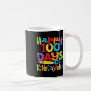 100 Tage Kindergartenlehrer und Kinder farbenfroh Kaffeetasse