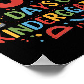 100 Tage Kindergartenschule 100 Tage Poster (Ecke)