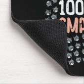 100 Tage klüger 100. Schulkatzenkatze Mousepad (Ecke)