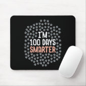 100 Tage klüger 100. Schulkatzenkatze Mousepad (Mit Mouse)