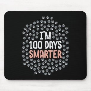 100 Tage klüger 100. Schulkatzenkatze Mousepad