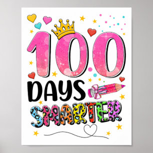 100 Tage klüger 100. Schulkind Kinder Poster