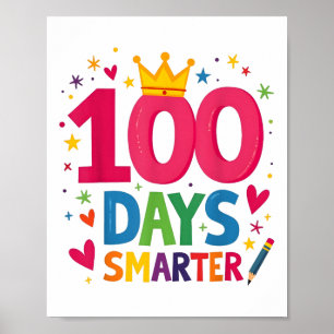 100 Tage klüger 100. Schulkind Poster
