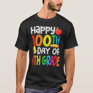 100 Tage klüger 4. Klasse 100. Schultag T-Shirt