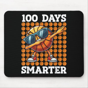 100 Tage klüger Basketball Kinder 100 Tage Mousepad