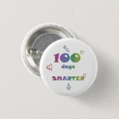 100 Tage klüger Button (Vorne & Hinten)