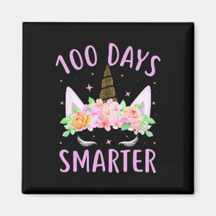 100 Tage klüger einhorn Kinder Kostüm 100. Magnet
