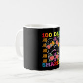 100 Tage kluger, gesünder Bun 100 Day of School Kaffeetasse (Vorderseite Links)