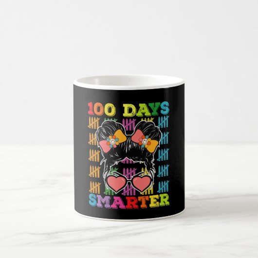 100 Tage kluger, gesünder Bun 100 Day of School Kaffeetasse (Mittel)
