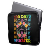 100 Tage kluger, gesünder Bun 100 Day of School Laptopschutzhülle (Vorderseite Links)