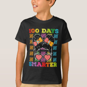 100 Tage kluger, gesünder Bun 100 Day of School T-Shirt