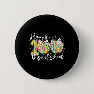 100 Tage klüger Glück 100 Tage Schulkoquette Button