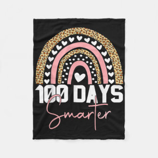 100 Tage klüger glücklicher 100. Schulrau Fleecedecke