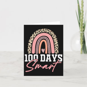 100 Tage klüger glücklicher 100. Schulrau Karte