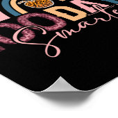 100 Tage klüger glücklicher 100. Schulrau Poster (Ecke)