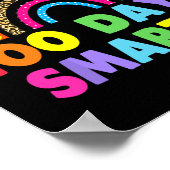 100 Tage klüger glücklicher 100. Schulrau Poster (Ecke)