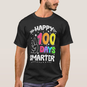 100 Tage kluger glücklicher 100. Schultag signiere T-Shirt