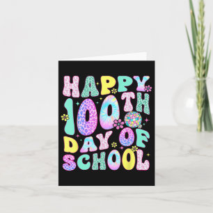 100 Tage klüger glücklicher 100. Tag der Gefärbte  Karte