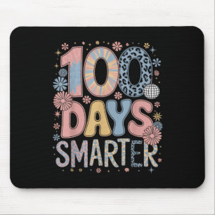 100 Tage klüger glücklicher 100. Tag der Schule Ki Mousepad
