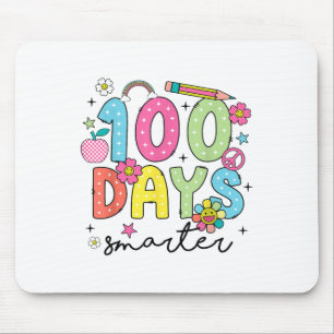 100 Tage klüger Groovy 100. Schulmädchen Mousepad