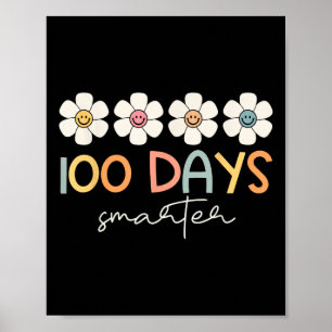 100 Tage klüger Groovy 100. Schulmädchen T Poster