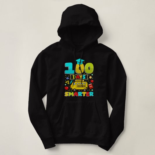 100 Tage klüger Hoodie (Design vorne)