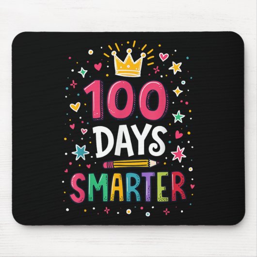 100 Tage klüger Lehrer 100. Schultag Kinder Mousepad (Vorne)