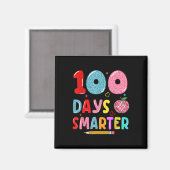 100 Tage klüger Leopard 100. Schulmädchen Magnet (Vorderseite/Rückseite)