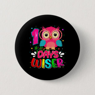 100 Tage klüger Niedliche Schüssel 100 Tage klüger Button