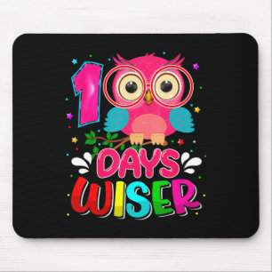 100 Tage klüger Niedliche Schüssel 100 Tage klüger Mousepad