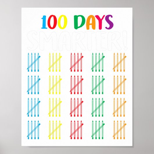 100 Tage klüger Poster (Vorne)