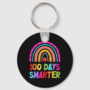 100 Tage kluger Regenbogen glücklich 100. Schultag Schlüsselanhänger