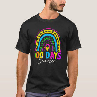 100 Tage kluger Regenbogen glücklich 100. Schultag T-Shirt