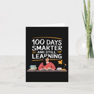 100 Tage klüger und Lernfarben für Bekleidung O Karte