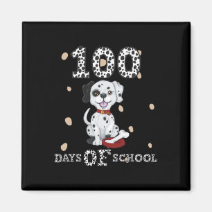 100 Tage klüger von Schule Dabbing Dalmatiner Hund Magnet