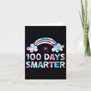 100 Tage klügere Kinder Jungen Mädchen 100 Tage Sc Karte