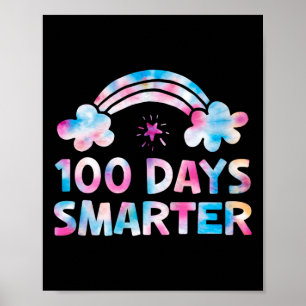 100 Tage klügere Kinder Jungen Mädchen 100 Tage Sc Poster
