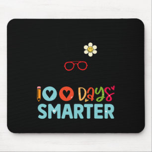 100 Tage klügere Mädchen Niedlichen Sonntag 100. T Mousepad
