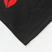 100 Tage Küssen Gut1 Fleecedecke (Ecke)