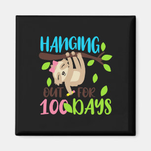 100 Tage lang 100 Tage Schulgeschenke Magnet