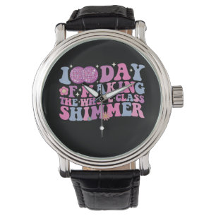 100 Tage lang die ganze Klasse zum Glitzern bringe Armbanduhr