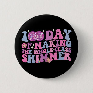 100 Tage lang die ganze Klasse zum Glitzern bringe Button