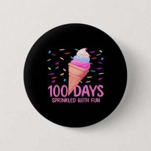 100 Tage lang mit Eiscreme gesprinst am 100. Button