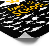 100 Tage lang Zelten von Haifischliebhabern 1 Poster (Ecke)