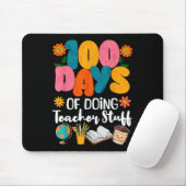 100 Tage Lehrerarbeit am 100. Tag Mousepad (Mit Mouse)