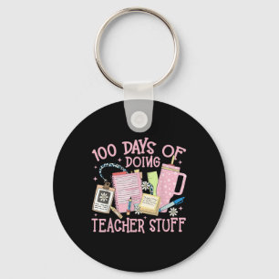 100 Tage Lehrerarbeit am 100. Tag Schlüsselanhänger