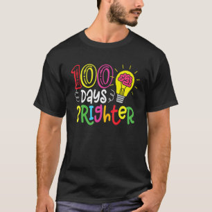 100 Tage leuchtendere Lehrer & Schüler 100. Tag T-Shirt