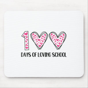 100 Tage Liebe Schule 100. Schultag Lehrer Mousepad