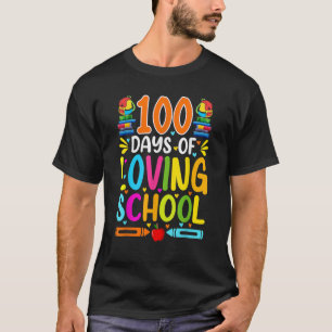 100 Tage liebe Schule Cute 100. Tag der Schule T-Shirt
