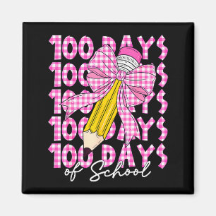 100 Tage Mädchen Coquette Schleife 100. Tag Von Magnet